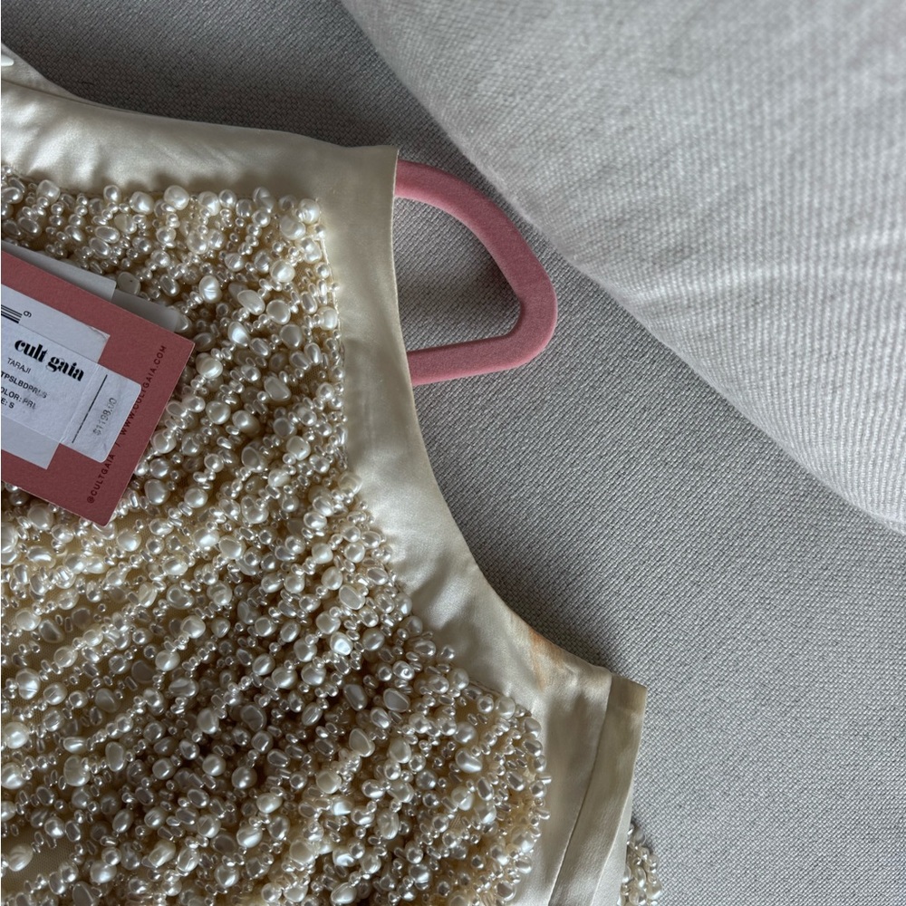 Cult Gaia TARAJI TOP, Pearl - Picture 6 of 7